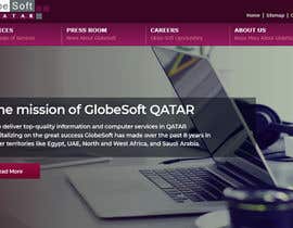#42 para home page image suitable for our company name - GlobeSoft Qatar de logocubic