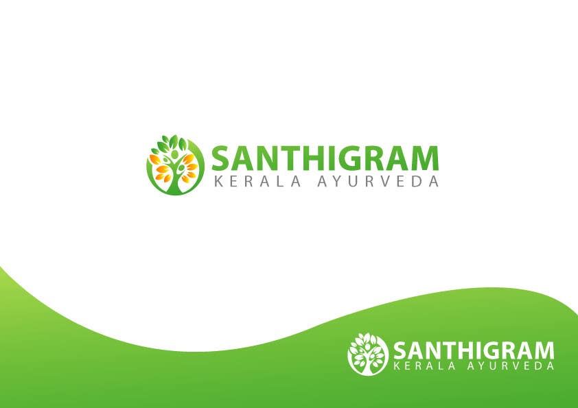 Penyertaan Peraduan #159 untuk                                                 Logo Design for Santhigram Kerala Ayurveda
                                            