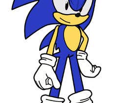 #5 para Draw Sonic the Hedgehog in Ahoodie Avatar style de FauziaT