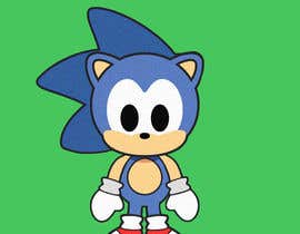 #13 for Draw Sonic the Hedgehog in Ahoodie Avatar style by julkar9