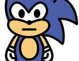 #18 for Draw Sonic the Hedgehog in Ahoodie Avatar style by BryonyJames