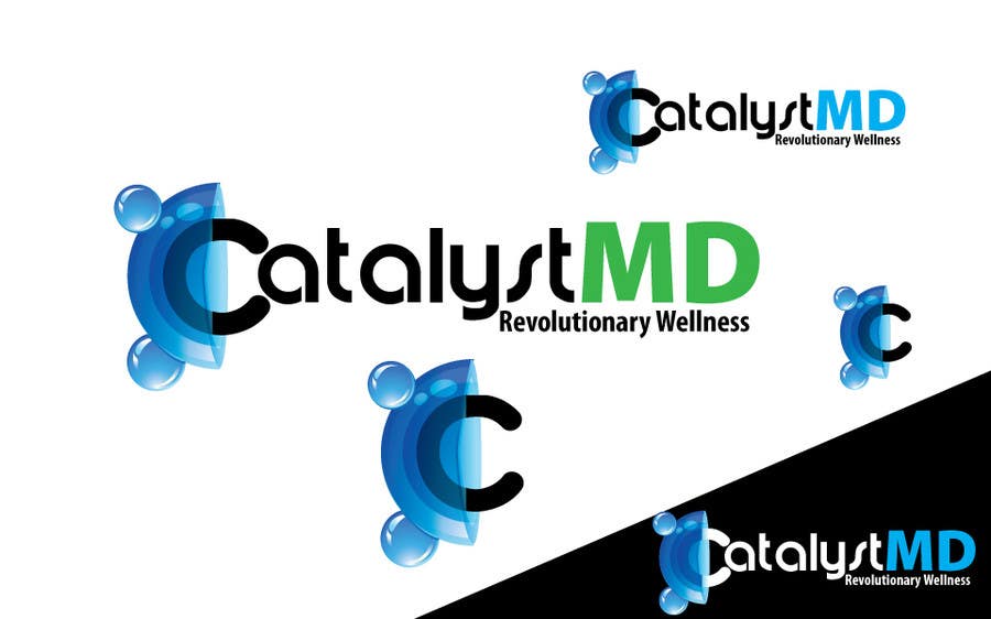 Penyertaan Peraduan #93 untuk                                                 Logo Design for CatalystMD, Revolutionary Health and Wellness.
                                            