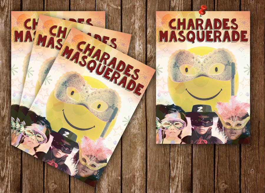 Bài tham dự cuộc thi #6 cho                                                 Design a Flyer for "CHARADES MASQUERADE"
                                            