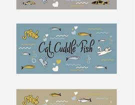 #24 für Cat Cuddle Fish Package Sticker Design von asaduzaman