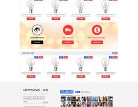 nº 7 pour I need some Graphic Design for our Lighting company&#039;s Home Page par webmastersud 