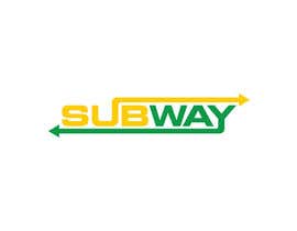 #93 untuk Subway Logo Redesign oleh bluebird3332