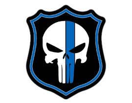 #3 for I need a punisher symbol design, with a blue line (pro-law enforcement) To summarize it should be a pro-law enforcement design, with the punisher symbol. Be creative....I’m looking for an intricate design. by MrContraPoS
