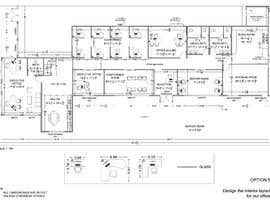#17 สำหรับ Design the interior layout for our office โดย Ortimi2020