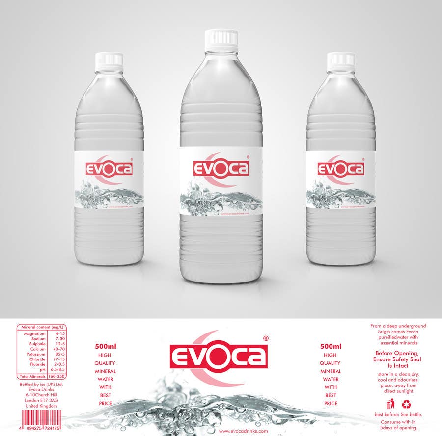 
                                                                                                            Penyertaan Peraduan #                                        30
                                     untuk                                         Creating an Evoca 500ml Water PET bottle design
                                    
