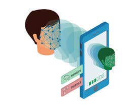 #3 for 3 Illustrations for Biometric Authentication( Identity Security ) App by javiermc66