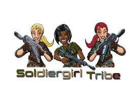 #54 för Logo for Facebook group page-Soldiergirl Tribe av nikose78