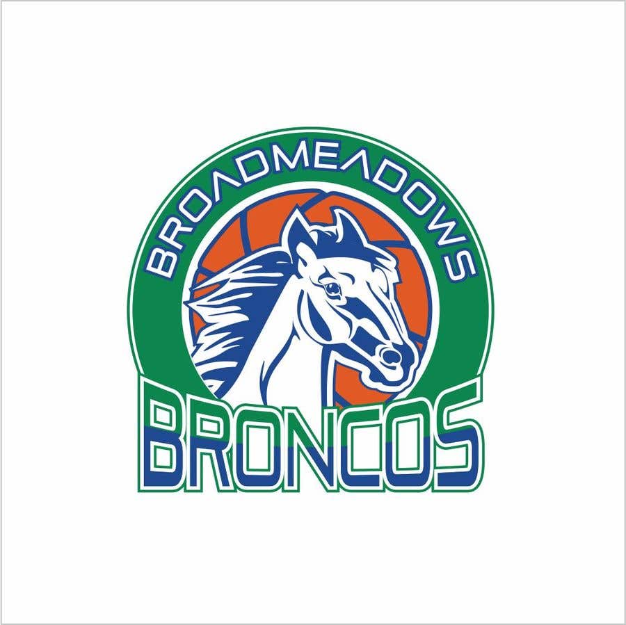 Participación en el concurso Nro.53 para                                                 We like the Timberwolves & Dallas Wings logos & are looking for a graphical logo. Must include a bronco & a basketball (or half ball) in the logo. Logo needs to be high res & able to be used on signage & uniforms

(www.broadmeadowsbasketball.com.au)
                                            