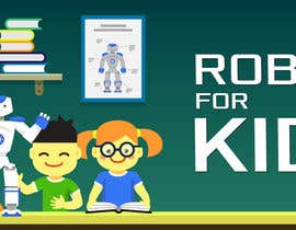 #7 untuk A banner theme for our page  .. we teach robotics and coding for kids ... it should be eye catchy, very creative , unique, and specially designed for us containing our logo and its colors... targeting both adults and kids ... oleh dreamdesigner123