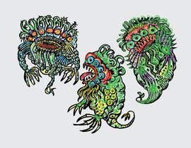 Nambari 13 ya Create crayon children&#039;s drawings of terrifying monster. na ratnakar2014