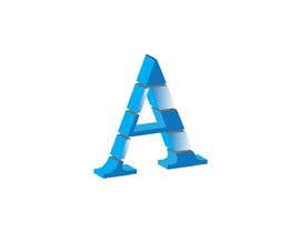 #5 för 3D Logo Needed  -  Letter A Sliced apart into 5 sections, Using Blue &amp; Green av AbuSayed3340