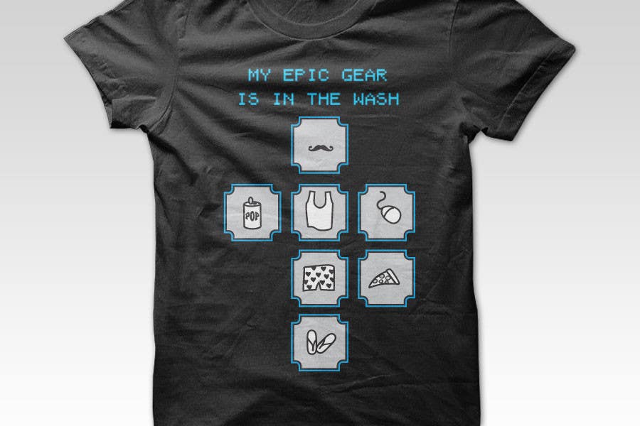Konkurransebidrag #27 i                                                 Gaming theme t-shirt design wanted – Epic Gear
                                            