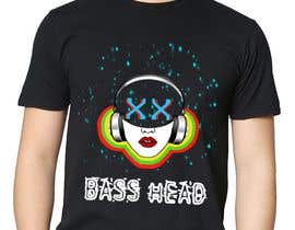 #18 ， BASS HEAD T-Shirt Design - EDM, Music, Festival, Concert 来自 Lishn88