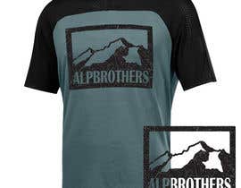 #20 for Design a Mountainbike Jersey for Alpbrothers Mountainbike Guiding by marijakalina