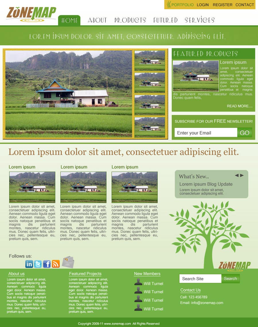 Contest Entry #19 for                                                 One page Brochure Site Design
                                            