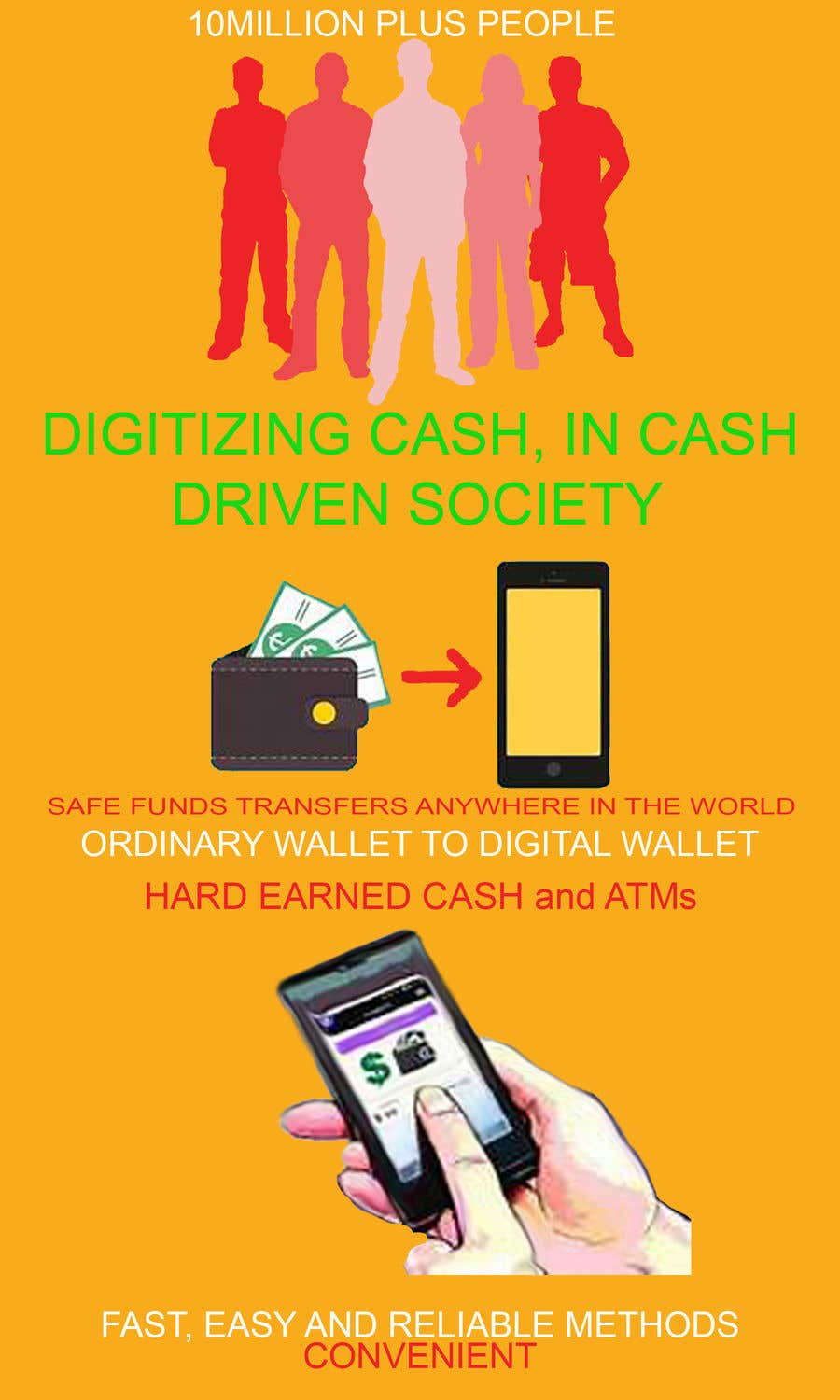 Contest Entry #2 for                                                 Digitising Cash, in Cash driven society
                                            