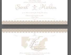 #46 for Design a wedding invitation Flyer by dinanassim22