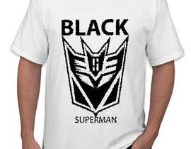 #57 per Black Superman Tshirt da abmrafi