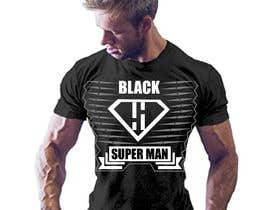 #38 for Black Superman Tshirt af elliondesignidea