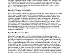 #28 for Write a speach to sell Apple Ideas by EthanM1903