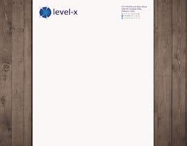 #7 dla Letterhead design for Levelx 2018-June przez rashedul070