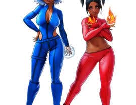 #9 cho Draw a Duo Super Hero African American Anime Female Characters bởi Ashwings