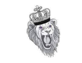 #31 cho Crowned lion design for tshirt bởi mozala84