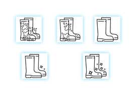 #3 pёr icons for housekeeping app to show 6 states between spotless and dirty nga shohan33