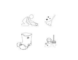 #9 za icons for housekeeping app to show 6 states between spotless and dirty od professional580