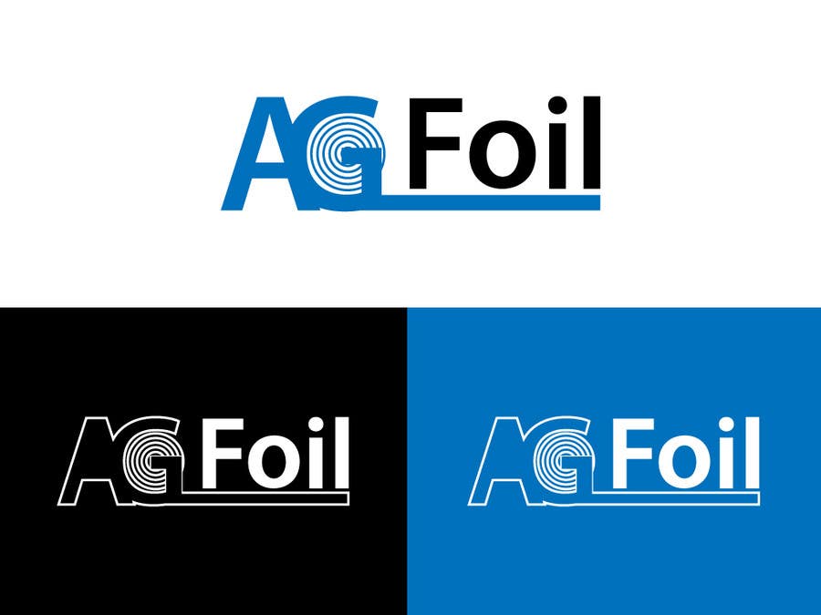 Intrarea #4 pentru concursul „                                                Logo Design for AG FOIL
                                            ”