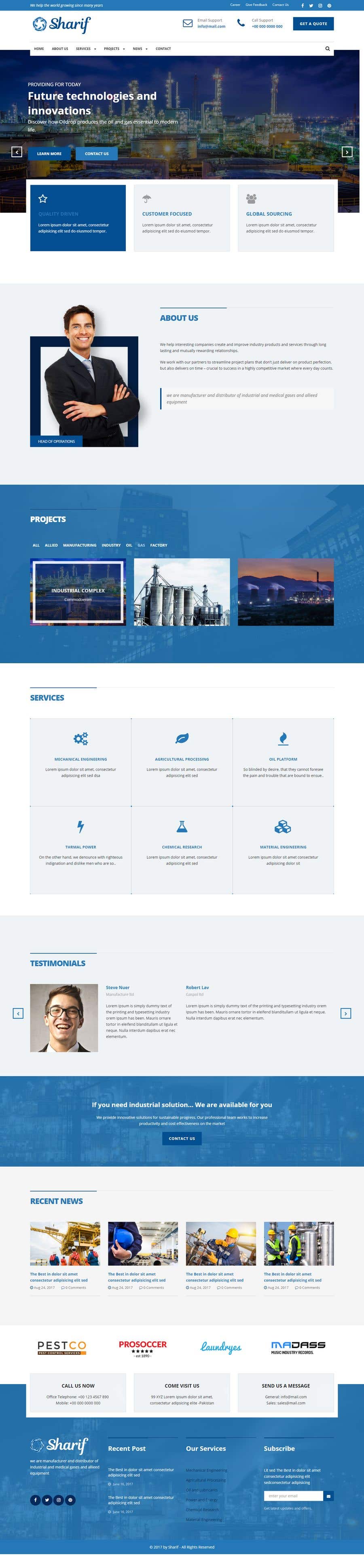 Contest Entry #8 for                                                 Build a new Website for a Oil and Gas Imaging Service Company
                                            