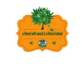 #5 para Design a sticker for a cannabis brand por anlonain2