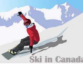 #9 para Vintage Ski Poster por shdg