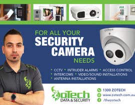 #6 for Create half page ad for magazine - CCTV/ALARM business - WILL CHOOSE TONIGHT by rajaitoya