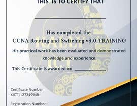 #50 Training Certificate Design részére DhanvirArt által