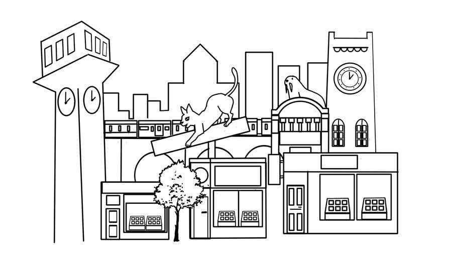 Contest Entry #3 for                                                 Illustrate our local landmarks and offices
                                            