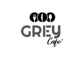 #31 dla Logo design Its called Grey Cafe’. It will be selling snacks, sandwiches and sliders. The interior is concrete simple modern design. 
The logo should not be circle as I am restricted to have 4mx1.4m signboard. przez Eastahad