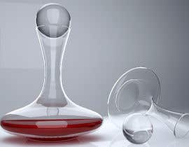 #69 για Create Photorealistic 3D model of a glass wine decanter από kaguraza07
