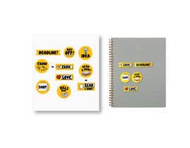 #24 per Design Premium Quality Stickers sheet for notebook stickers (Colorful) da farfalli