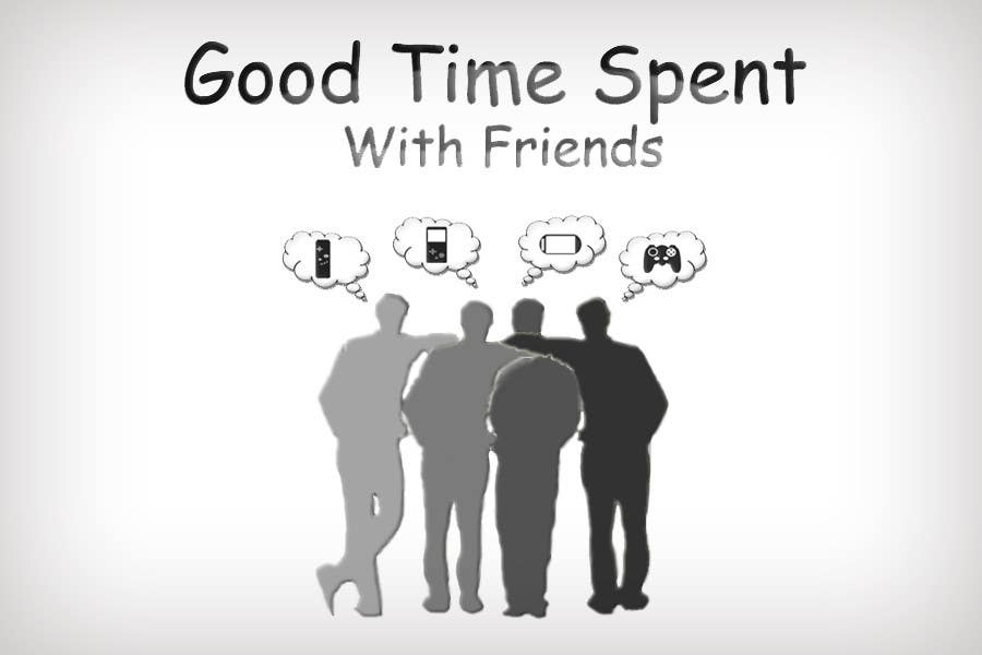 Contest Entry #36 for                                                 Gaming theme t-shirt design wanted – Good Times Spent with Friends
                                            