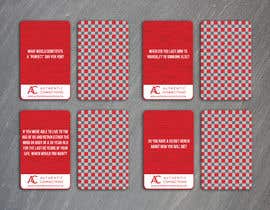 #5 för Design playing cards size card with a simple question on each card av gkhaus