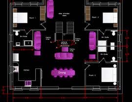 #2 dla Make a Floor Plan of a House (Ground Floor and First Floor) przez jhosser