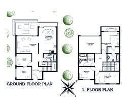 #13 para Make a Floor Plan of a House (Ground Floor and First Floor) de farukbilgec
