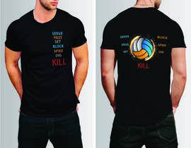 #50 ， 10 Volleyball-Inspired T Shirt Designs 来自 kaushambimoitra