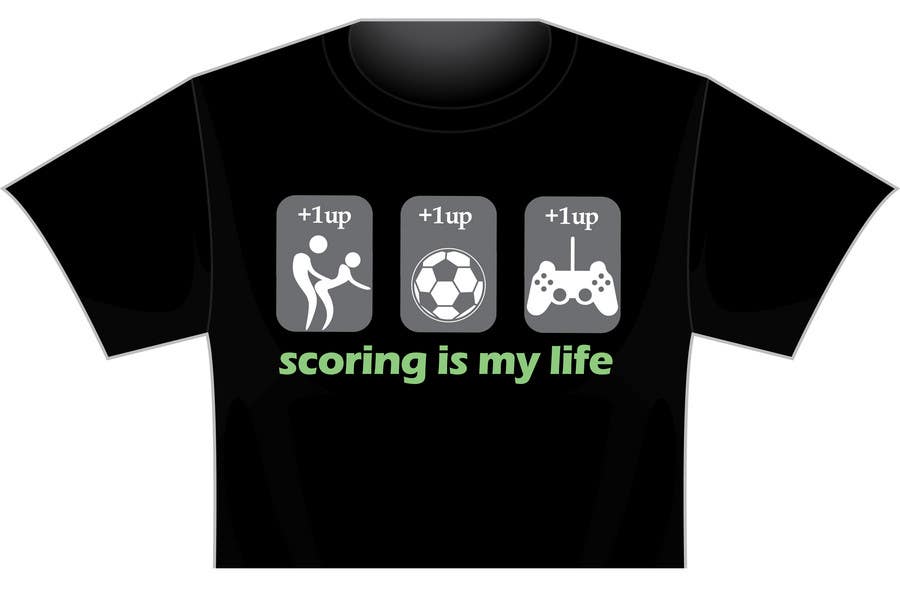 Contest Entry #59 for                                                 Gaming and scoring theme t-shirt design wanted
                                            