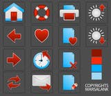 Graphic Design Inscrição do Concurso Nº11 para Icon or Button Design for I4 Web Browser Icons